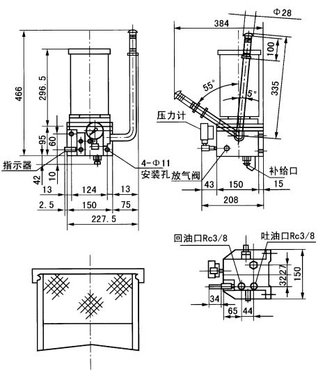 KMPS系列單線手動(dòng)潤(rùn)滑泵